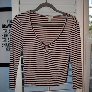Forever 21 cropped long sleeve